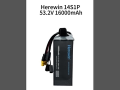 Herewin 14S1P 16Ah 53.2V Soft Pack Drone батарея 25C скорость разряда