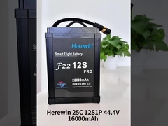 Herewin 12S 44.4V 22000mAh Lipo UAV Drone батарея 25C мягкий пакет