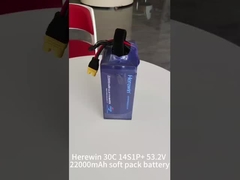 Здесь 22000mAh 14S 53.2V 25C LiHv аккумулятор для БПЛА