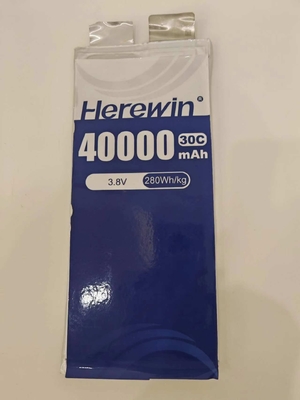 Купить 3.8V 40000mAh Липо одноклеточный 25C 765g 1000 циклов + Жизненный перезаряжаемый тип Производство в сети
