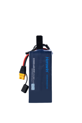 Липо БПЛА дронов батарея 25C мягкий пакет Herewin 12S 44.4V 22000mAh