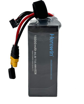 16000mAh 12S 44.4V 25C LiPo Pouch Cell Battery Herewin Батарея беспилотных летательных аппаратов
