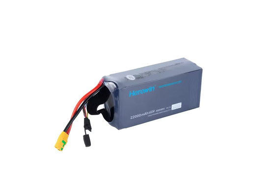 6S1P 22.2V 22000mah Липо аккумулятор мягкий пакет Herewin батарея дронов