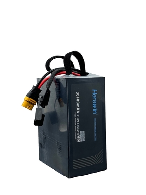Здесь 14S 51,8V 30000mah липо батарея 25C LiPo Pouch Pack батарея дронов