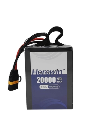 Дрон Липо аккумулятор Herewin 20000mAh 53.2 V Soft Pack Дрон Agri UAV аккумулятор