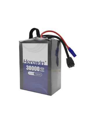 30C 30000mah дроны литиевая батарея 53.2V 14S литиевая полимерная батарея
