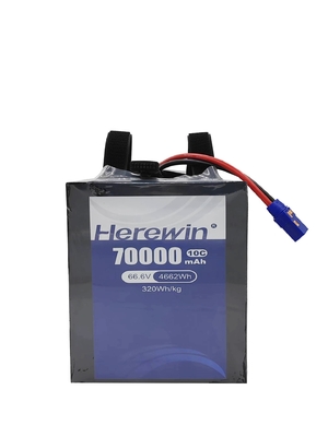 Herewin полутвердый аккумулятор для Uav 18S 66.6V 70000mAh высокая плотность энергии аккумулятор
