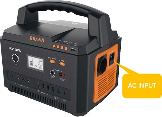 2*18W+3*10W портативный источник питания для кемпинга 999Wh Внешняя 500W быстрая зарядка