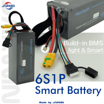 Herewin 22.2V 6s 16000mah Lipo Smart Drone Battery Soft Pack Drone Battery 2,2 кг. Включает в себя: