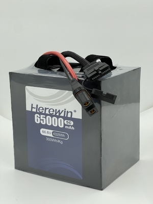 Herewin полутвердый аккумулятор 18S 66.6V 65000mAh Долговечный источник питания с номинальным напряжением 66.6V