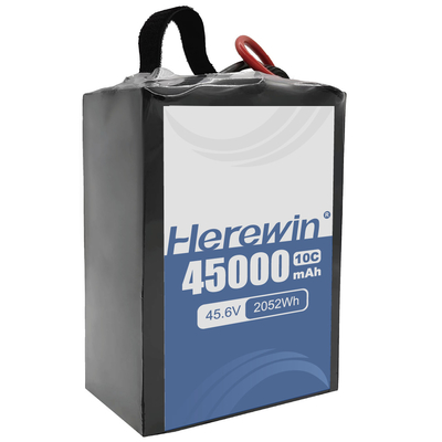 Herewin Semi Solid State Battery 12S1P 45.6V 45000mAh для больших промышленных беспилотных летательных аппаратов с высокой скоростью разряда