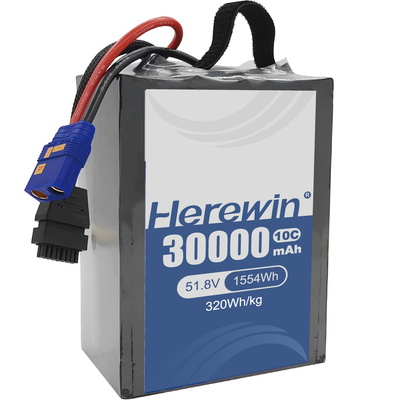 Herewin полутвердый аккумулятор 14S 51,8V 30000mAh для быстрой зарядки и длительного цикла ≥ 800