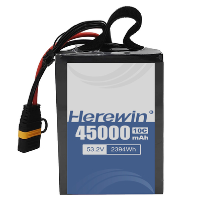 Здесь полутвердый аккумулятор 14S 53.2V 45000mAh идеальное сочетание плотности энергии и долговечности