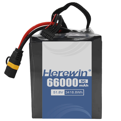 Энергетическое решение 14S2P 51.8V 66000mAh для беспилотных летательных аппаратов